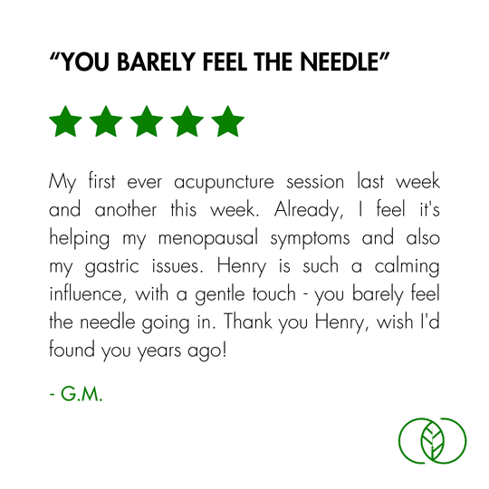 Margate Acupuncture patient testimonial: You barely feel the needle