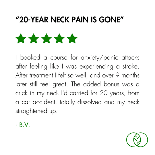 Margate Acupuncture patient testimonial: Neck pain relief after 20 years